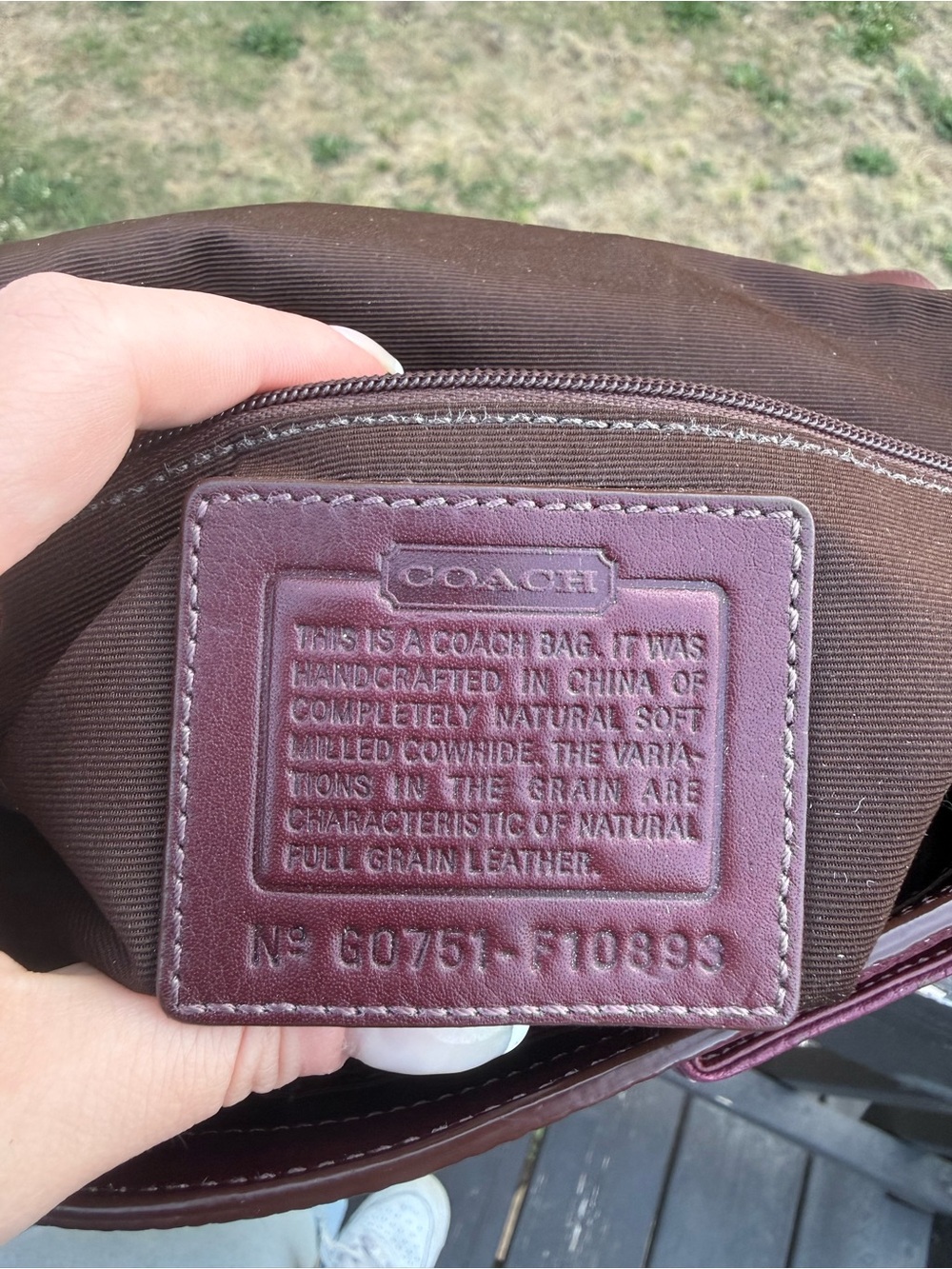 Coach Chelsea Pebbled Leather Shoulder Bag - Picture 8 of 8
